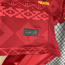 Brazil 2025∕26 Jordan Red Special Edition Jersey(D65C)
