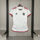 Camisa Feminina Flamengo Away II 24/25  Branco