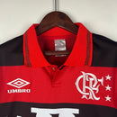 Camisa Flamengo Retrô 1990  Vermelha e Preta