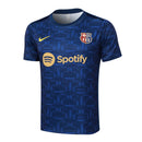 Conjunto Barcelona Treino 24/25 - Azul Escuro