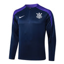 Conjunto Agasalho Treino Corinthians 24/25 - Preto e Roxo