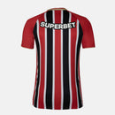 Camisa São Paulo I 24/25 New Balance  Vermelha e preta