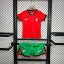 Kids Portugal 2024∕25 Euro Home Kids Kit(79D4)