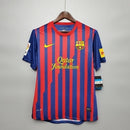 Camisa Barcelona Retrô 2011/2012 Azul e Grená  Nike