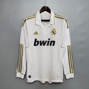 Camisa Manga Longa Real Madrid 11/12 Adidas - Branco