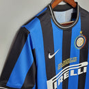 Camisa Inter de Milão Retrô 2010 Azul e Preta  Nike