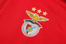 Conjunto Inverno Benfica Vermelha Adidas- Com Ziper